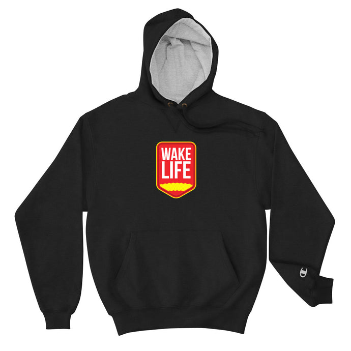 Sunset Wake Life Champion Hoodie